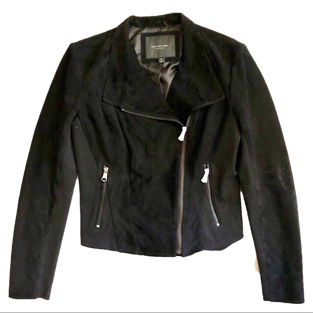 Marc New York Black Suede Jacket